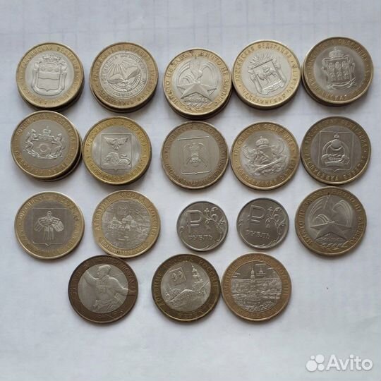 Юбилейные монеты 10