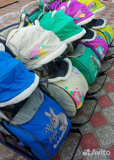 Детские санки коляска