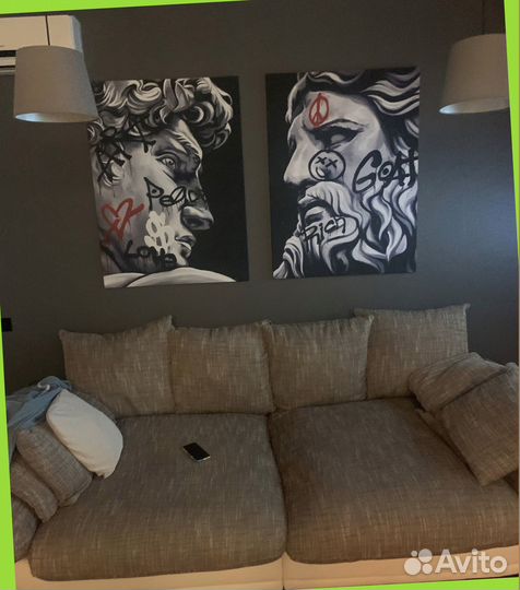 Современная каллиграфия и стрит арт арты на заказ