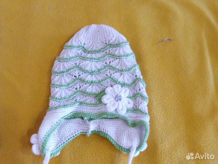 Шапочка косынка для девочки