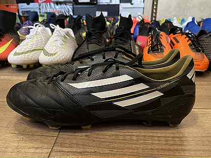 Бутсы Adidas F50 Adizero Leather Black