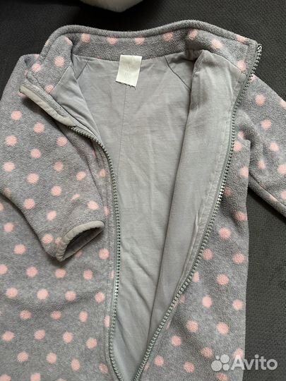 Комбенизон флисовый 80