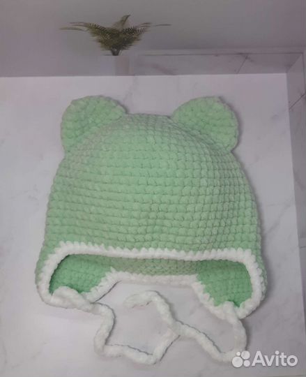Шапка детская, ручной работы