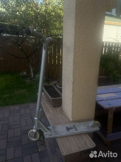 Трюковой самокат aztek fountain complete silver