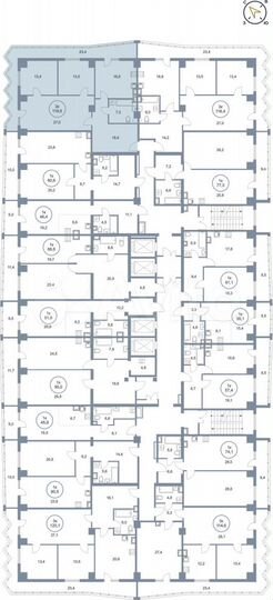 3-к. квартира, 119,8 м², 12/25 эт.