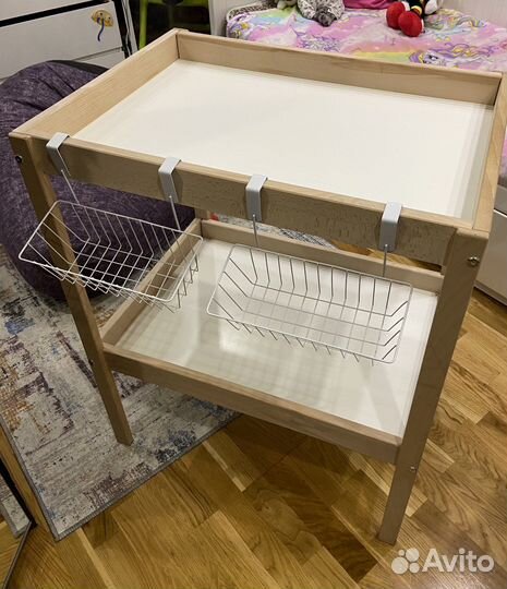 Пеленальный столик, деревянный 72х53 см икея IKEA