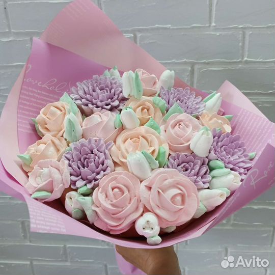 Букет из зефира