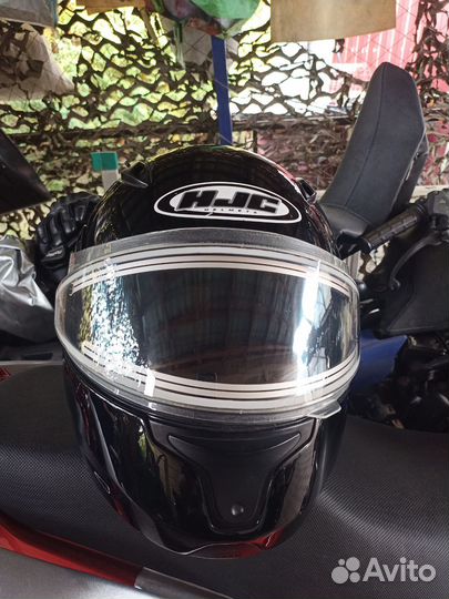 Мото шлем HJC с подогревом