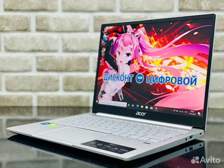 Ноутбук Acer IPS 2K/i5-1135G/DDR4/SSD-512Gb/MX 350