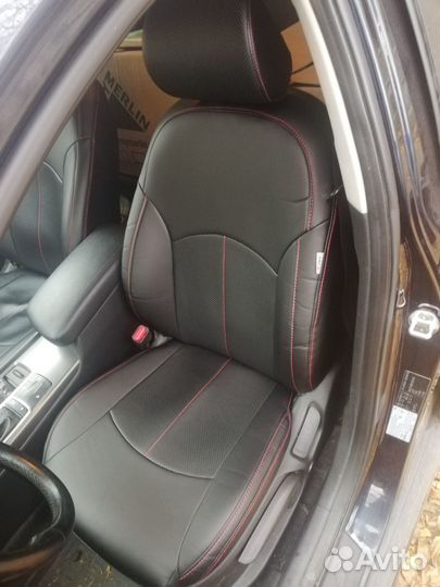 Чехлы из экокожи KIA Optima (4gn) из иск. кожи