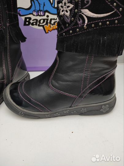 Сапоги зимние нат.кожа,нат.мех, р.28,29,31,32