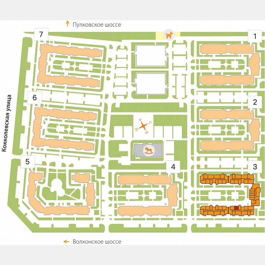 1-к. квартира, 34,6 м², 3/5 эт.