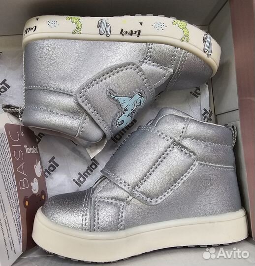 Кроссовки кеды высокие для девочки Новые 20 размер