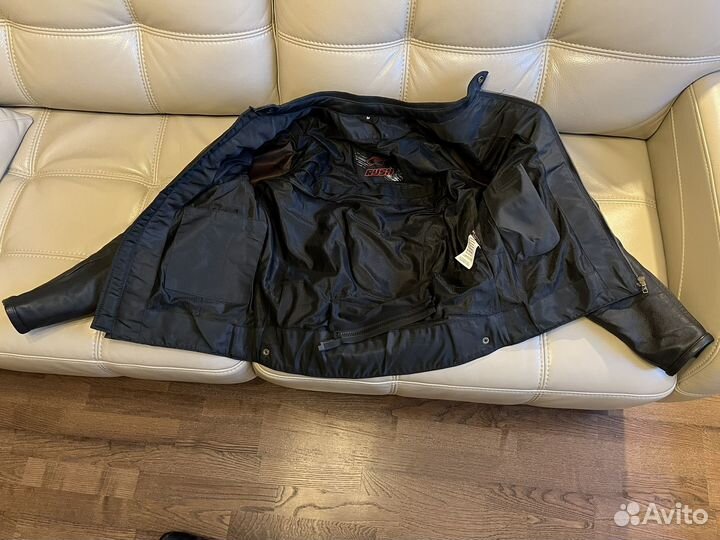 Кожаная мотокуртка Rush Vintage, размер М