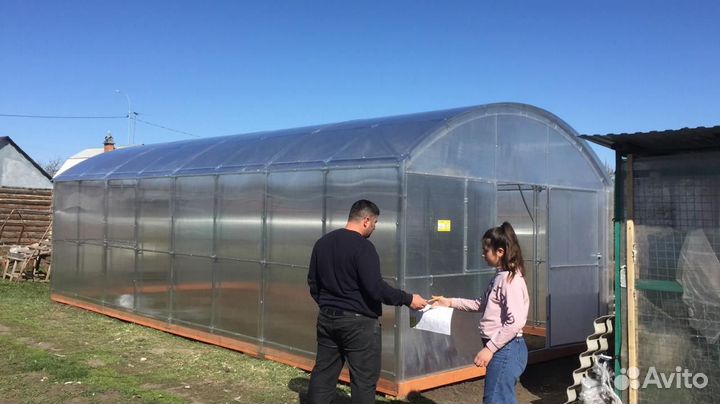 Теплица Павильон шириной 4м длина 6м