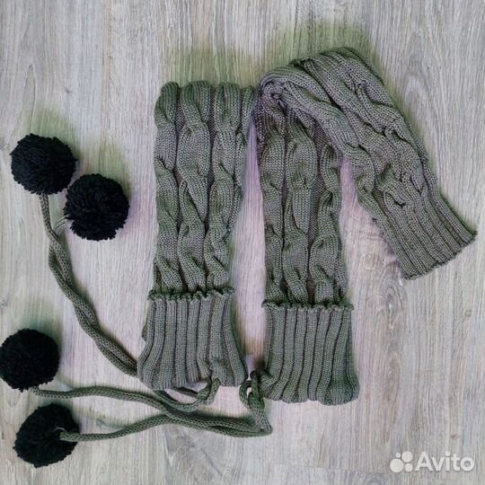 Гетры женские шерсть, гамаши