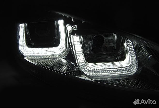 Фары с дхо VW Golf 6 (08-13) lpvwp3