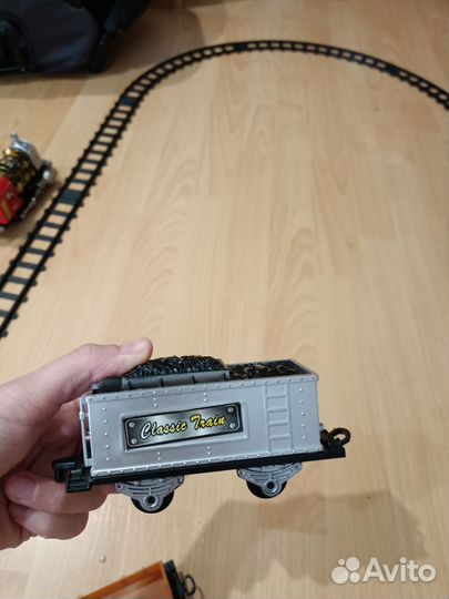 Поезд с железной дорогой