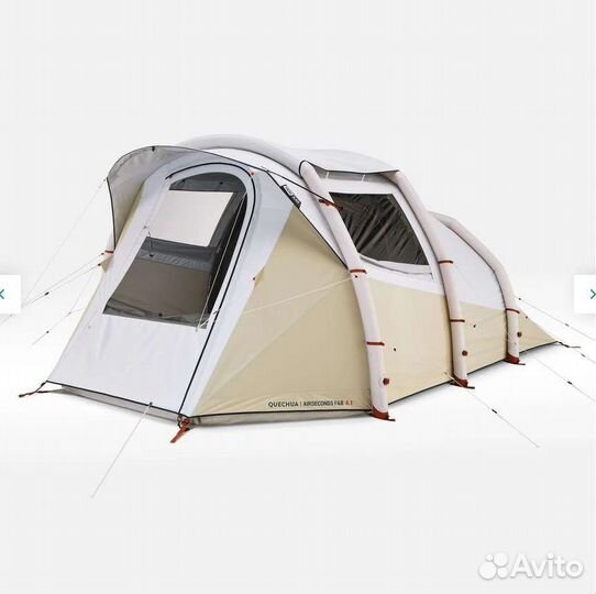 Палатка надувная 4 мес Quechua AIR seconds 4.1 F&B