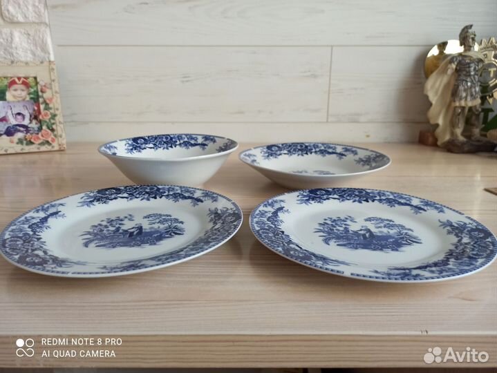 Тарелки под гжель