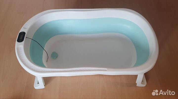 Ванночка для купания складная с термометром
