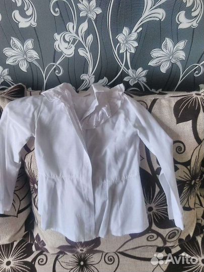 Рубашка белая для девочек