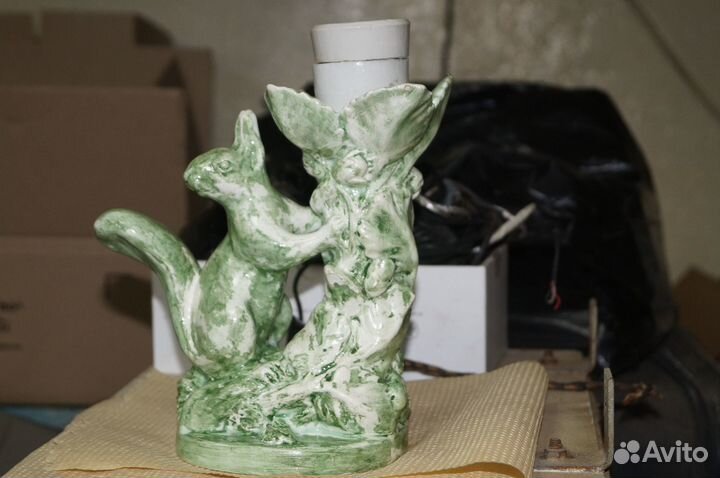 Лампа настольная Белочка