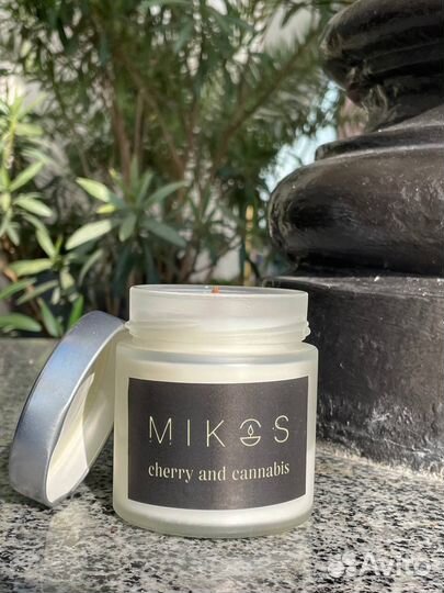 Ароматическая свеча ручной работы