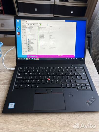 Thinkpad X1 carbon gen6 сенсор i7 8550/16gb/512gb