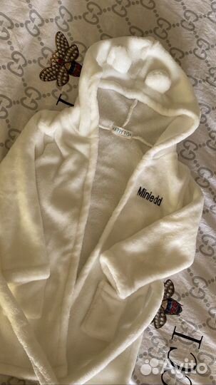 Детский махровый халат 74-80