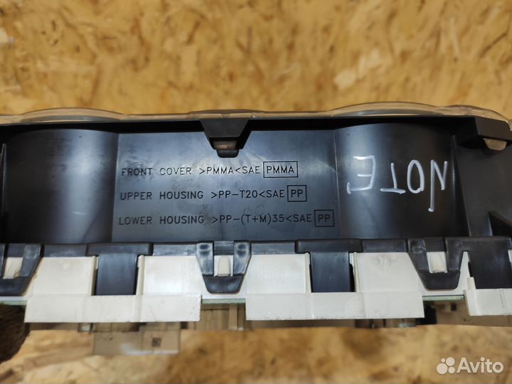 Панель приборов Nissan Note