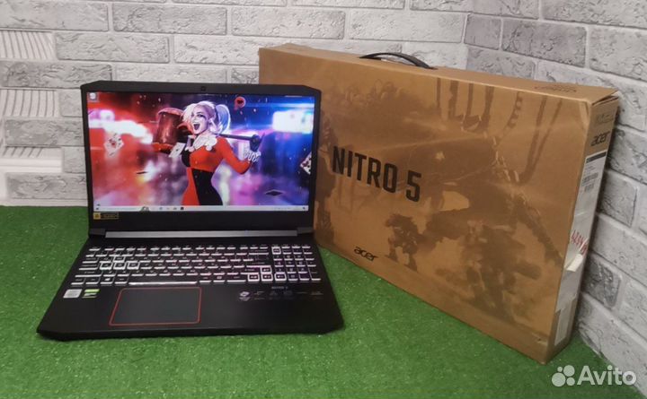 Игровой ноутбук Acer nitro i5 10го/GTX 1660Ti 6Гб