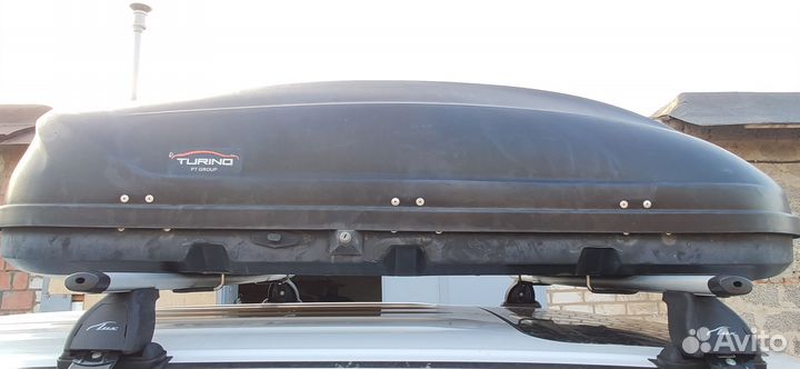 Автобокс на крышу вместе с багажником