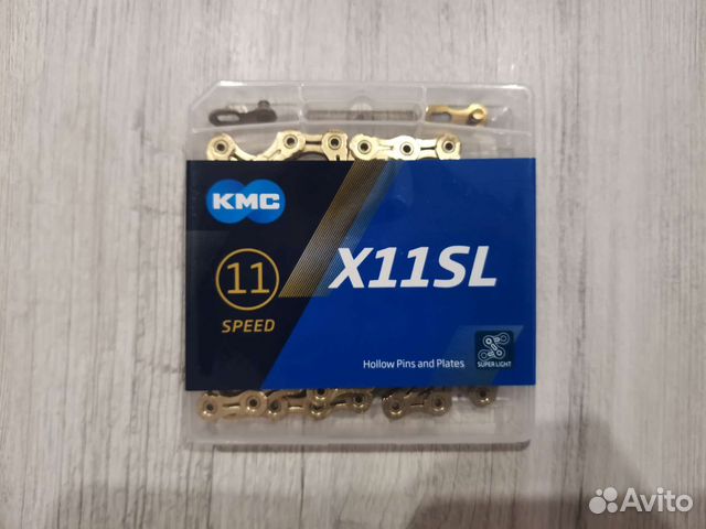 Цепь KMC X11SL Gold 118L 11ск сверхлегкая