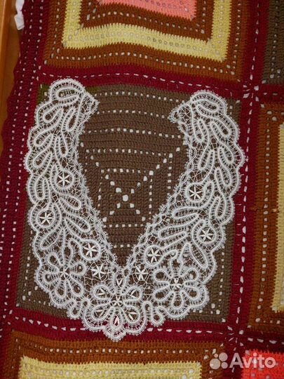 Воротник кружевной на коклюшках