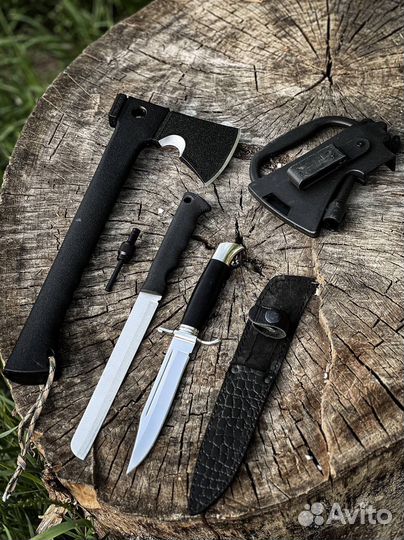 Нож финка нквд топор