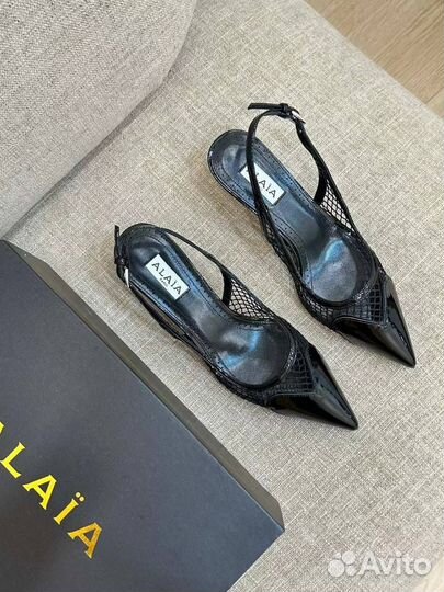 Alaia туфли черные