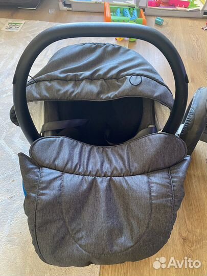 Коляска adamex monte carbon 3 в 1, bebe mobile