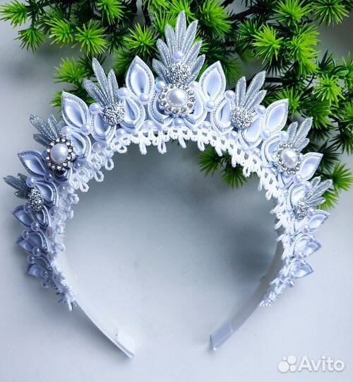 Ободок для волос ручной работы