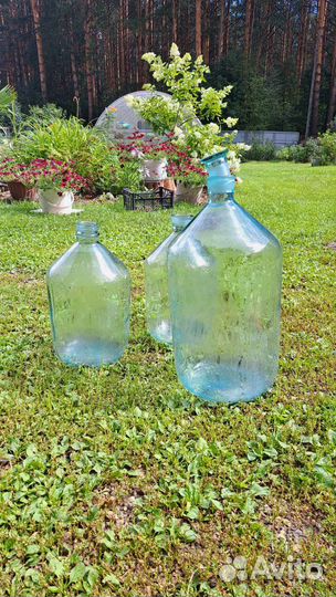 Бутылка стеклянная 20 литров