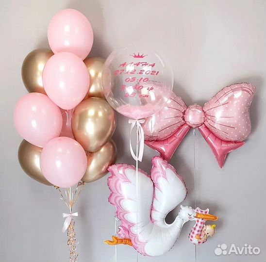 Воздушные Шары на Выписку, Гелиевые шары и шарики