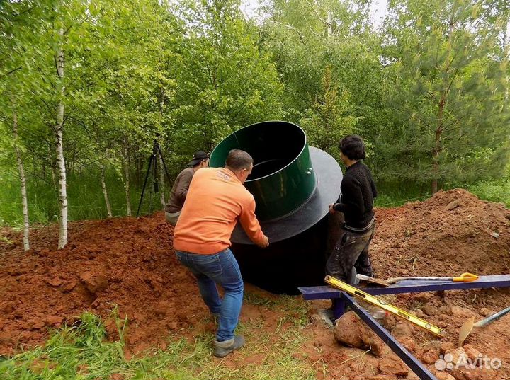 Септик для дома и дачи. Установка под ключ