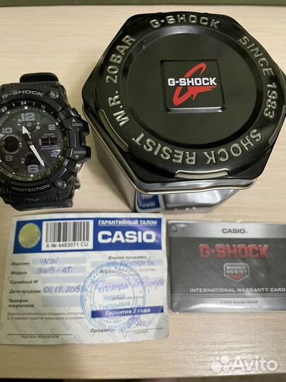 Часы casio g shock GWG 100