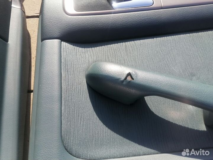 Дверные карты audi a6 c5 зелёные