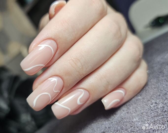 Маникюр на дому с покрытием