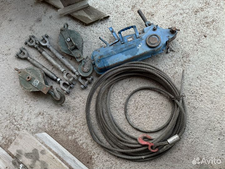 Лебедка рычажная тросовая мтм