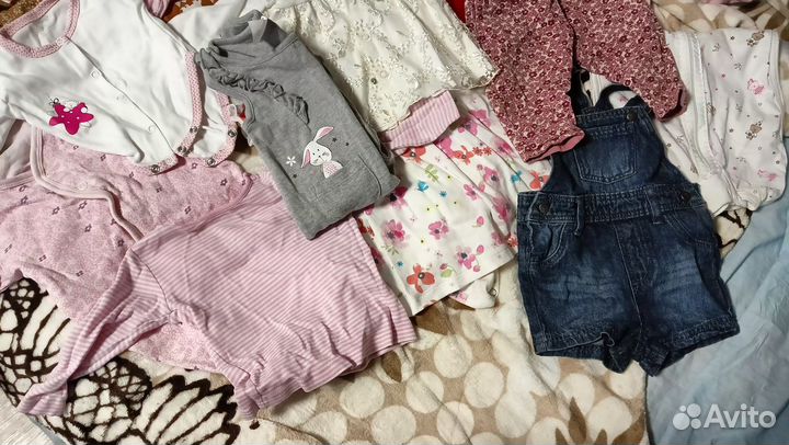 Детские вещи пакетом 56 68