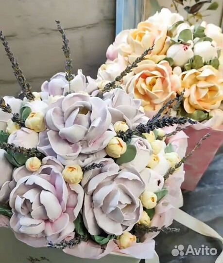 Зефирные цветы