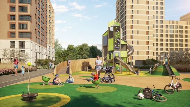 2-к. квартира, 55,6 м², 4/15 эт.