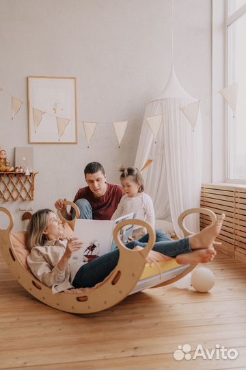 Качеля для малышей и их родителей